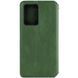 Шкіряний чохол книжка GETMAN Cubic (PU) для Samsung Galaxy S23 FE Зелений 284421 фото 2