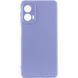 Чохол Silicone Cover Lakshmi Full Camera (AA) для Motorola Moto G24 Бузковий / Dasheen 315840 фото 1