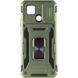 Ударостійкий чохол Camshield Army Ring для Xiaomi Redmi 9C / 10A Оливковий / Army Green 259241 фото 4