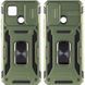Ударостійкий чохол Camshield Army Ring для Xiaomi Redmi 9C / 10A Оливковий / Army Green 259241 фото 1