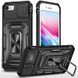 Ударостійкий чохол Camshield Army Ring для Apple iPhone 7 / 8 / SE (2020) (4.7") Чорний / Black 283595 фото 1