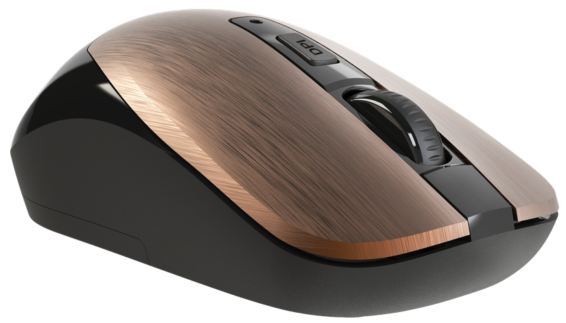 Миша DEFENDER (52992) Wave MM-995, 4D, 800-1600dpi, BRONZE, wireless, silent 307010 фото