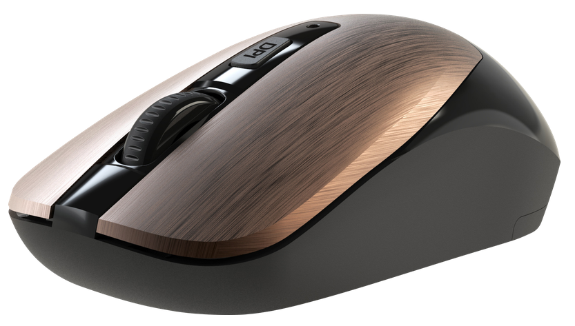 Миша DEFENDER (52992) Wave MM-995, 4D, 800-1600dpi, BRONZE, wireless, silent 307010 фото