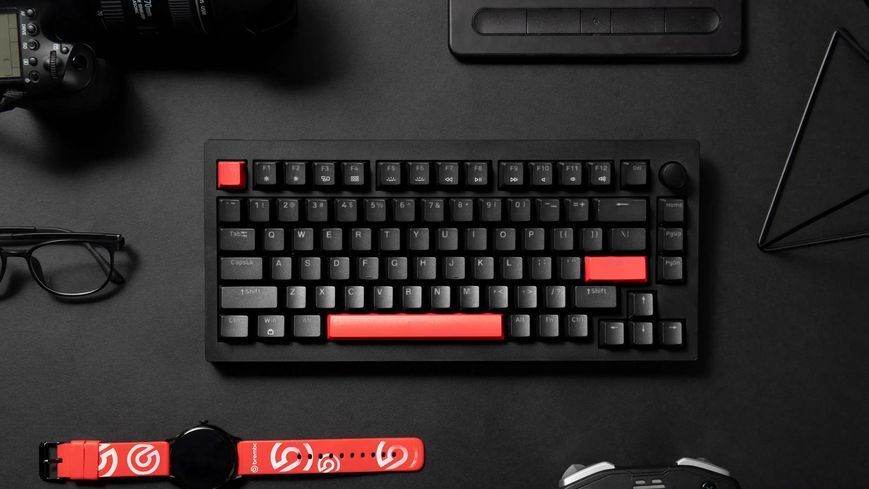 Клавіатура механічна Lemokey X4 84Key, Keychron Brown, USB-A, QMK/VIA, Hot-Swap, EN/UKR, RGB, чорний 381194 фото