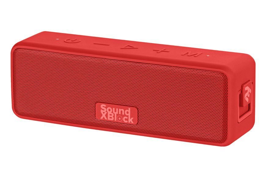 Акустична система 2E SoundXBlock TWS, MP3, Wireless, Waterproof Red (2E-BSSXBWRD) 364255 фото