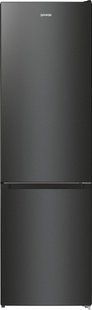 Холодильник з нижн. мороз. камерою Gorenje, 200х60х60см, 2 двері, 235( 96)л, А++, NoFrost+ , LED дисплей, Зона св-ті, чорний (NRK6202EBXL4) 375362 фото