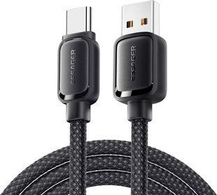 Кабель ESSAGER Jelly Bean Type-A-Type-C 7A Fully Compatible Magnetic Data Cable 1M (EXCT-TD01-P) Black 317296 фото