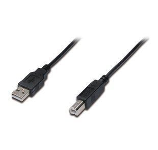 Кабель DIGITUS USB-A > USB-B синхронізації, 1.8м, чорний (AK-300102-018-S) 368817 фото