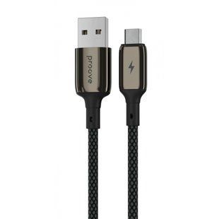 Кабель Proove Dense Metal Micro USB 2.4A (1m) (CCDM20001301) Black 287042 фото