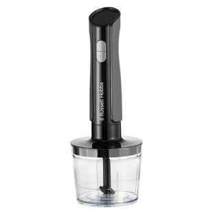 Блендер Russell Hobbs заглибний Desire Matte Charcoal, 500Вт, чаша-500мл, вінчик, міні-подріб., чорний (27141-56) 363565 фото
