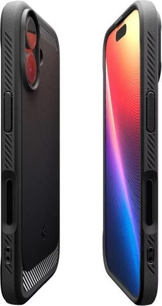 Чохол Spigen для iPhone 17, Rugged Armor MagFit, Matte Black (ACS10367) 395556 фото