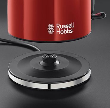 Електрочайник Russell Hobbs Colours Plus 1.7л, метал, червоно-чорний (20412-70) 362491 фото