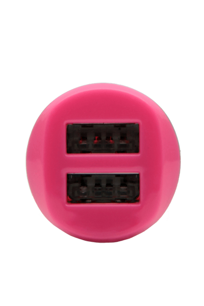 АЗП Z1 2.1mAh 2USB lighting cable Pink 71607 фото