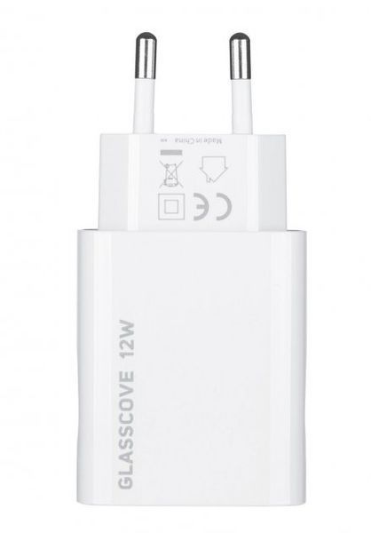 Зарядний Пристрій Glasscove 12W 2-Port USB (TC-012A) 257265 фото