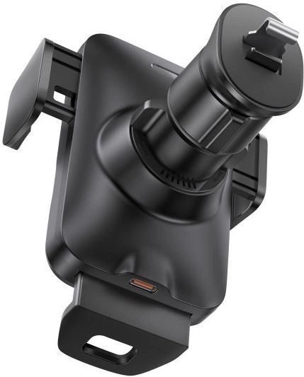Автомобільний тримач З бездротовою зарядкою Baseus Wisdom Auto Alignment 15W (CGZX000001) Black 271344 фото