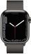 Смарт-годинник Apple Watch Series 7 GPS + LTE 41mm Graphite Stainless Steel With Graphite Milanese Loop MKHK3 224920 фото 2