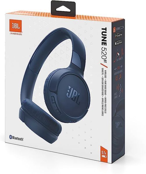 Навушники JBL Tune T520BT (JBLT520BTBLU) Blue 271111 фото