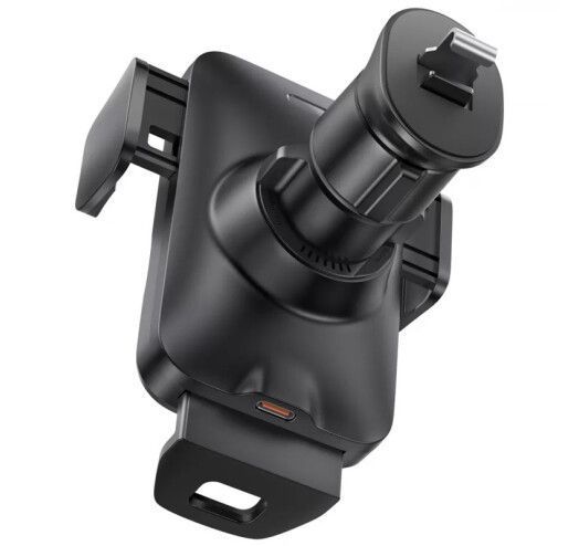 Автомобільний тримач З бездротовою зарядкою Baseus Wisdom Auto Alignment 15W (CGZX000001) Black 271344 фото