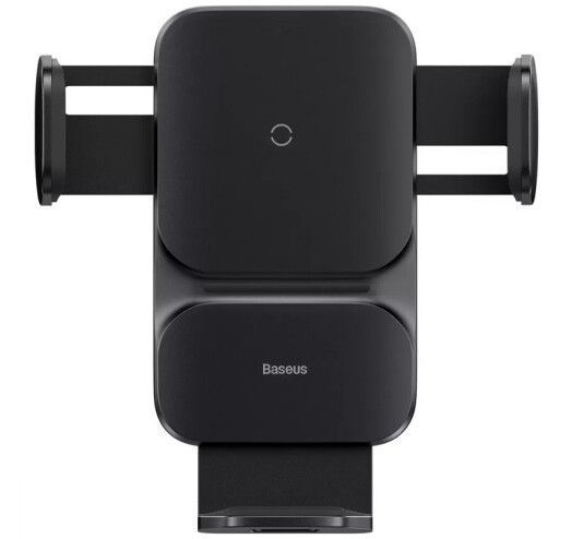 Автомобільний тримач З бездротовою зарядкою Baseus Wisdom Auto Alignment 15W (CGZX000001) Black 271344 фото