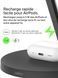 Зарядний пристрій бездротовий Belkin 3в1 Magnetic Pad Qi2 15Вт, чорний (WIZ032KQBK) 371385 фото 5