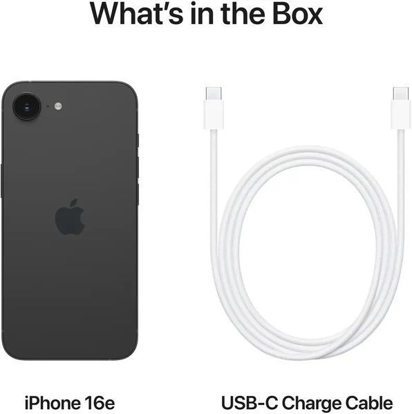 Смартфон Apple iPhone 16e 512GB Black e-Sim 355027 фото