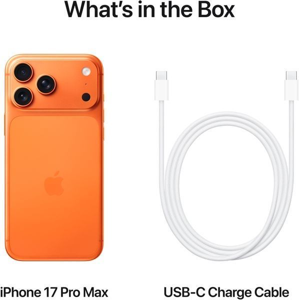 Смартфон Apple iPhone 17 Pro Max 2TB Cosmic Orange e-Sim (MFXT4) 395414 фото
