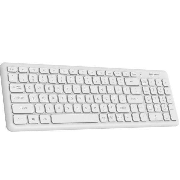 Бездротова клавіатура Proove Classic Code (Ukraine Layout) (KBCD00003002) white 338846 фото