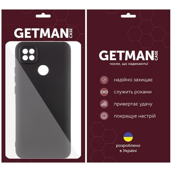 Чохол TPU GETMAN Liquid Silk Full Camera для Xiaomi Redmi 9C Чорний / Black 323811 фото