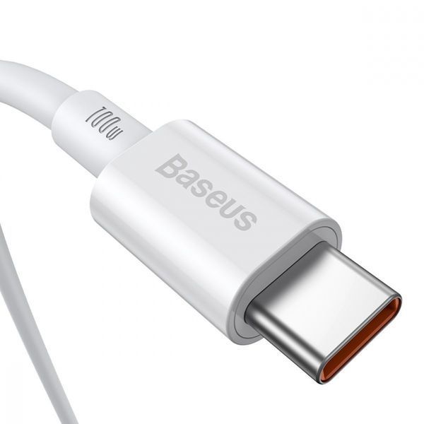 Кабель Baseus Superior Series Fast Charging Data USB кабель Type-C To Type-C 100W 1М (CATYS-B01) Black 252273 фото
