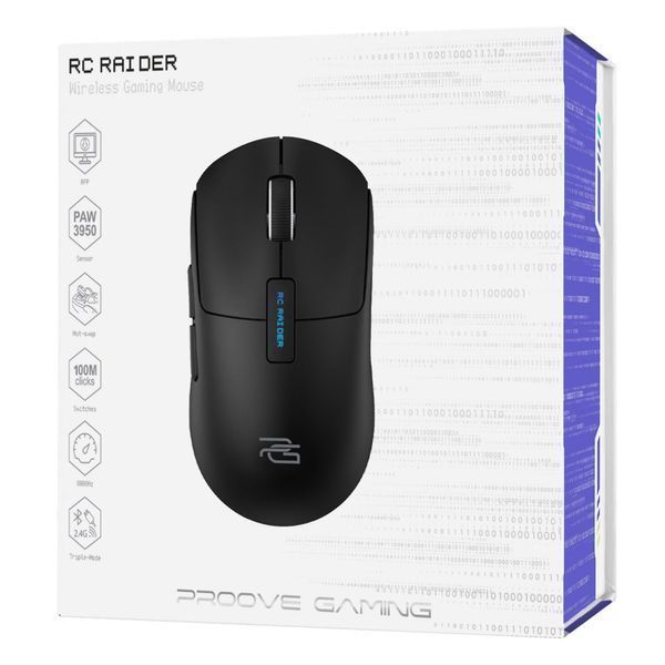 Бездротова ігрова миша Proove Gaming RC Raider 8K (WMRR00122001) black 388089 фото