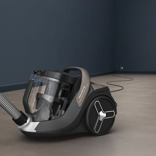 Пилосос Rowenta контейнерний Green Force Cyclnic Effitech+, 500Вт, конт пил -2.5л, НЕРА, чорний (RO7C89EA) 376107 фото