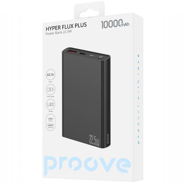 Портативна Батарея Proove 10000mAh 22.5W Hyper Flux Plus (PBF122120002) white 361563 фото