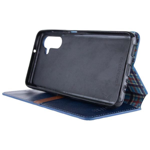 Шкіряний чохол книжка GETMAN Cubic (PU) для Samsung Galaxy M14 5G Синій 269076 фото