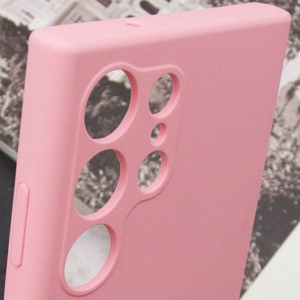 Чохол Silicone Cover Lakshmi Full Camera (AAA) для Samsung Galaxy S24 Ultra Рожевий / Light pink 286932 фото