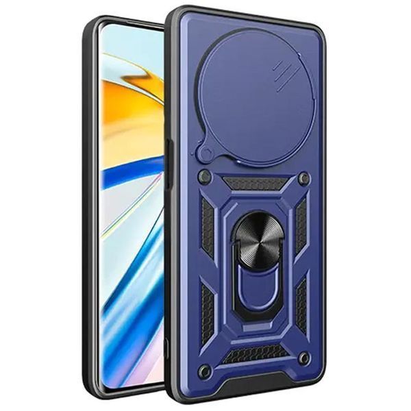 Чохол Ummi Camshield Serge Ring для Xiaomi Redmi 14C / A4 / Poco C75 / M7 Синій 390748 фото