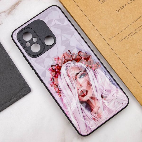 TPU+PC чохол Prisma Ladies для Xiaomi Redmi 12C / Poco C55 Ukrainian Girl 269202 фото