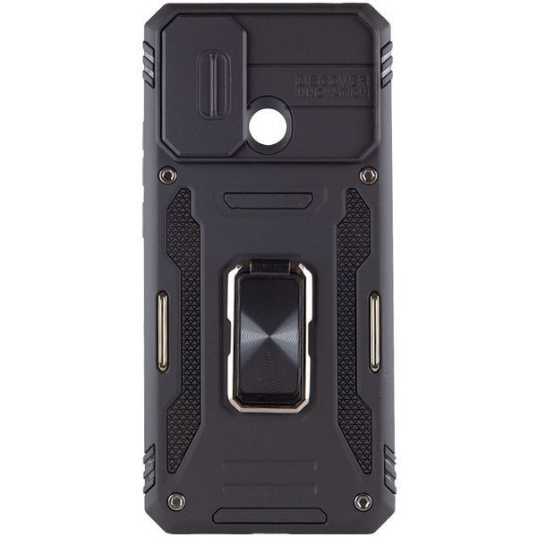 Ударостійкий чохол Camshield Army Ring для Xiaomi Redmi 9C / 10A Чорний / Black 259243 фото