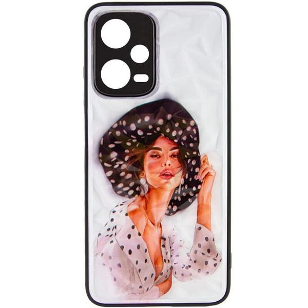 TPU+PC чохол Prisma Ladies для Xiaomi Redmi Note 12 Pro 5G Girl in a hat 274493 фото