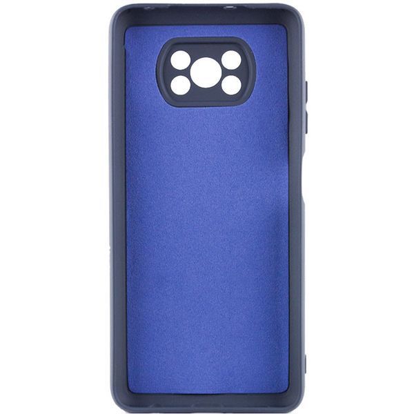 Чохол TPU GETMAN Liquid Silk Full Camera для Xiaomi Poco X3 NFC / Poco X3 Pro Синій / Midnight Blue 323792 фото
