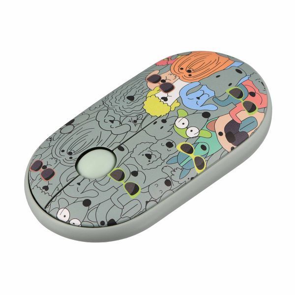 Миша 2E MF300 PETS:DOGS Silent WL BT, зелений (2E-MF300WPETSGN) 362817 фото