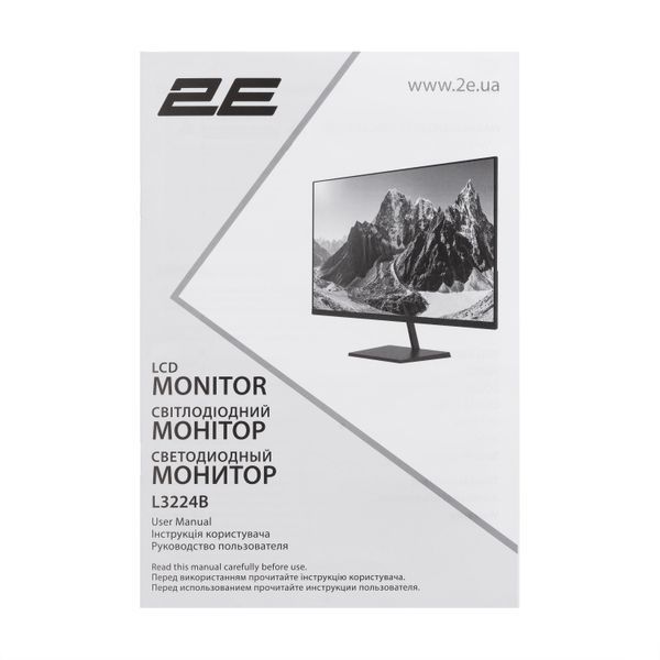 Монітор 2E 31.5" L3224B 2xHDMI, DP, VA, 3840x2160, MM 363678 фото