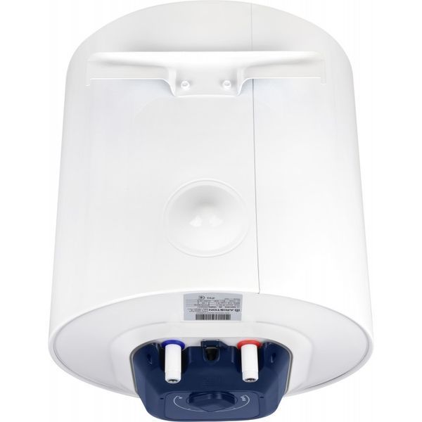 Водонагрівач електр. Ariston круглий BLU1 R PL DRY, 50л, 1,5кВт, сухий тен, мех. кер-ння, C, Італія, білий 362712 фото