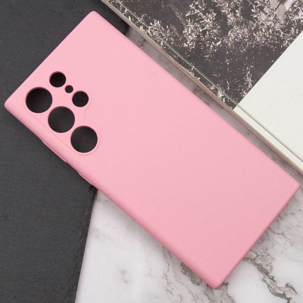 Чохол Silicone Cover Lakshmi Full Camera (AAA) для Samsung Galaxy S24 Ultra Рожевий / Light pink 286932 фото