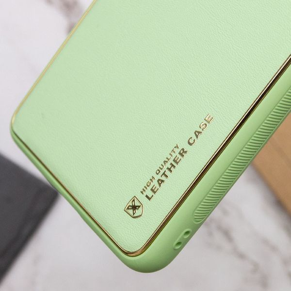 Шкіряний чохол Xshield для Samsung Galaxy S24 Ultra Зелений / Pistachio 288504 фото