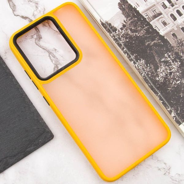 Чохол TPU+PC Lyon Frosted для Xiaomi Redmi 13C / Poco C65 Orange 285808 фото