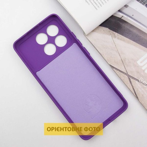 Чохол TPU GETMAN Liquid Silk Full Camera для Xiaomi Poco X6 / Note 13 Pro 5G Бузковий / Light purple 397753 фото