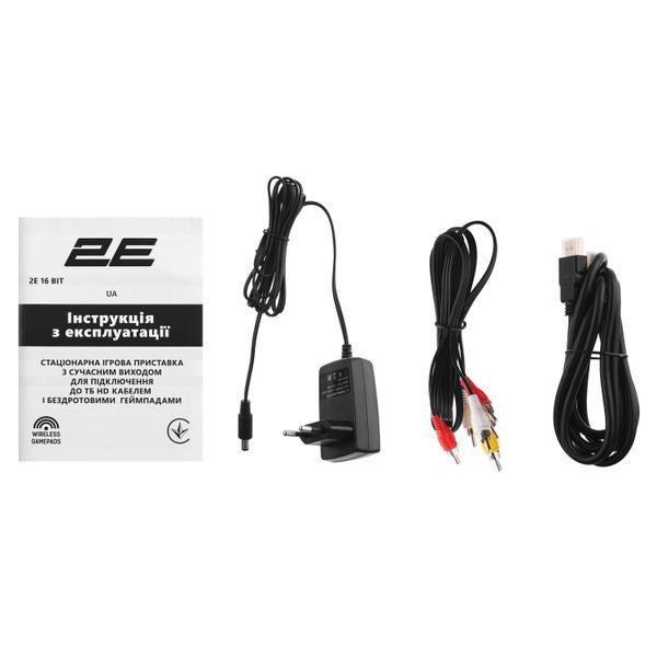 Консоль 2Е 16bit HDMI (2 бездротових геймпада, 913 ігор) 364138 фото