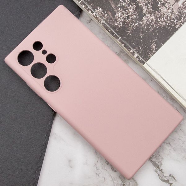 Чохол Silicone Cover Lakshmi Full Camera (AAA) для Samsung Galaxy S23 Ultra Рожевий / Pink Sand 271892 фото