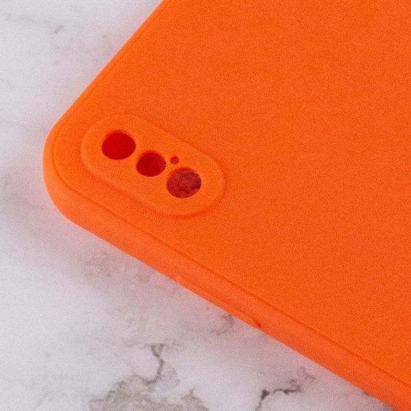Силіконовий чохол Candy Full Camera для Apple iPhone XS Max (6.5") Помаранчевий / Orange 206021 фото