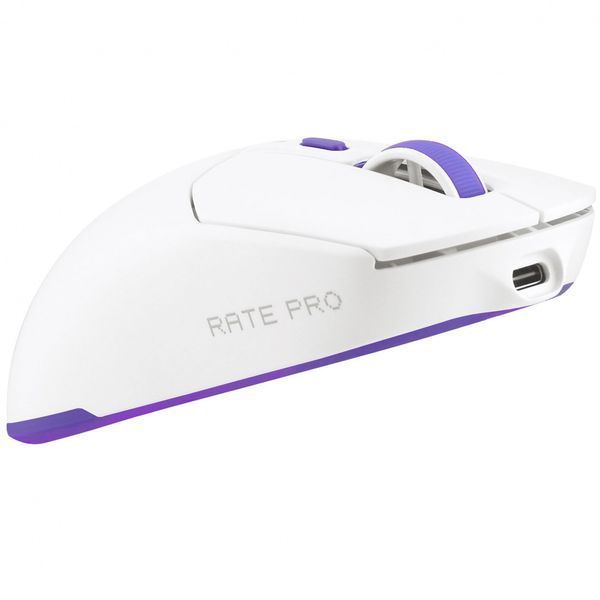 Бездротова ігрова миша Proove Gaming Rate Pro with Charging Dock (WMRPCD022002) white 355580 фото